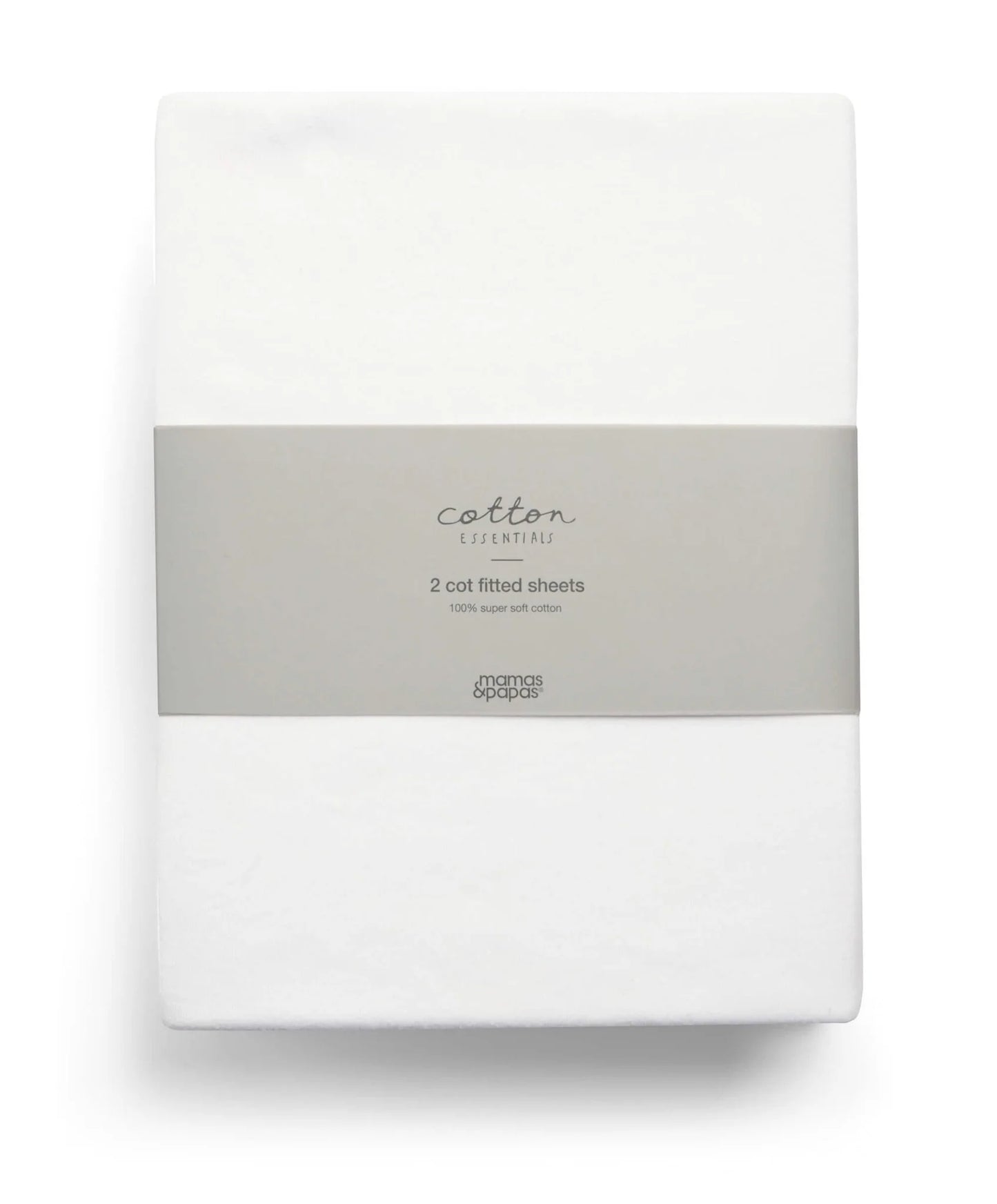 Mamas & Papas 2 Cot Fitted Sheets 63X127Cm