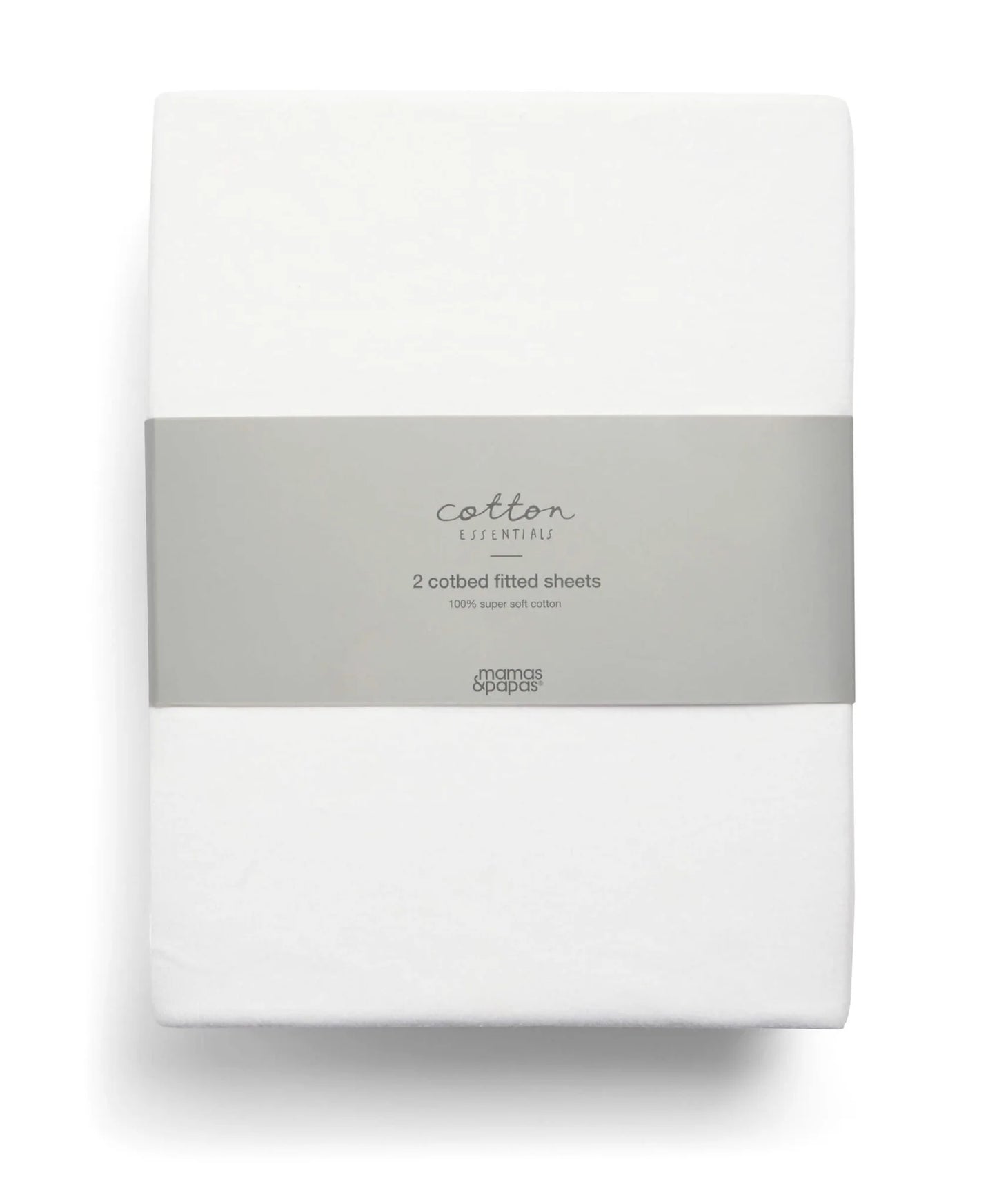 Mamas & Papas 2 Cotbed Fitted Sheets 70 × 142 cm