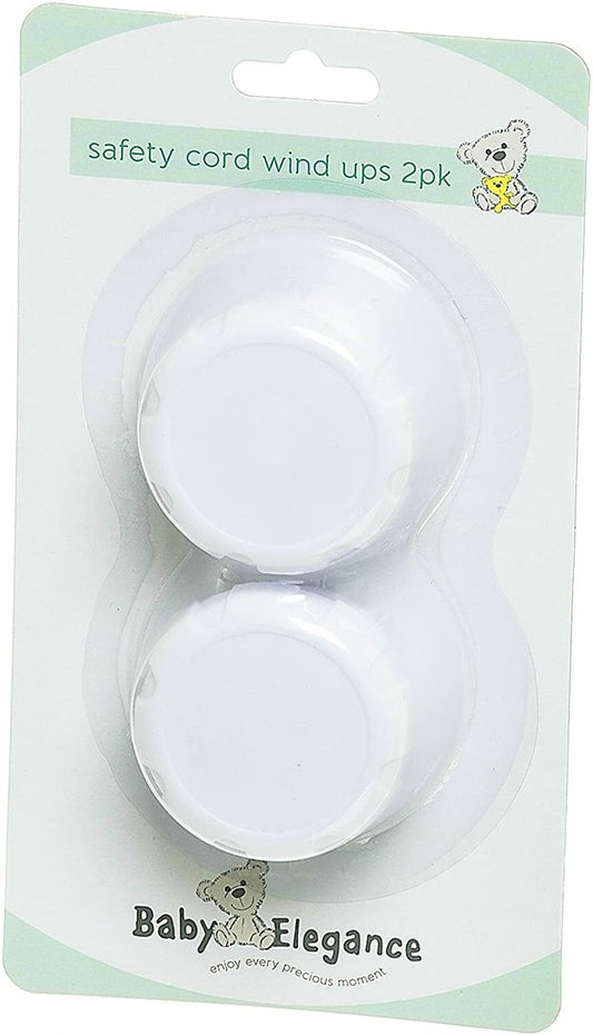 Babyelegance 2 Safety Cord Windups White